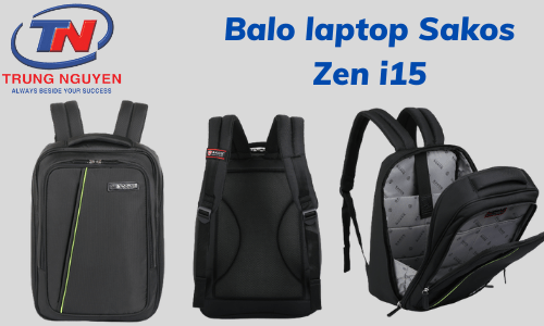 Balo laptop 15.6 inch Sakos Zen i15